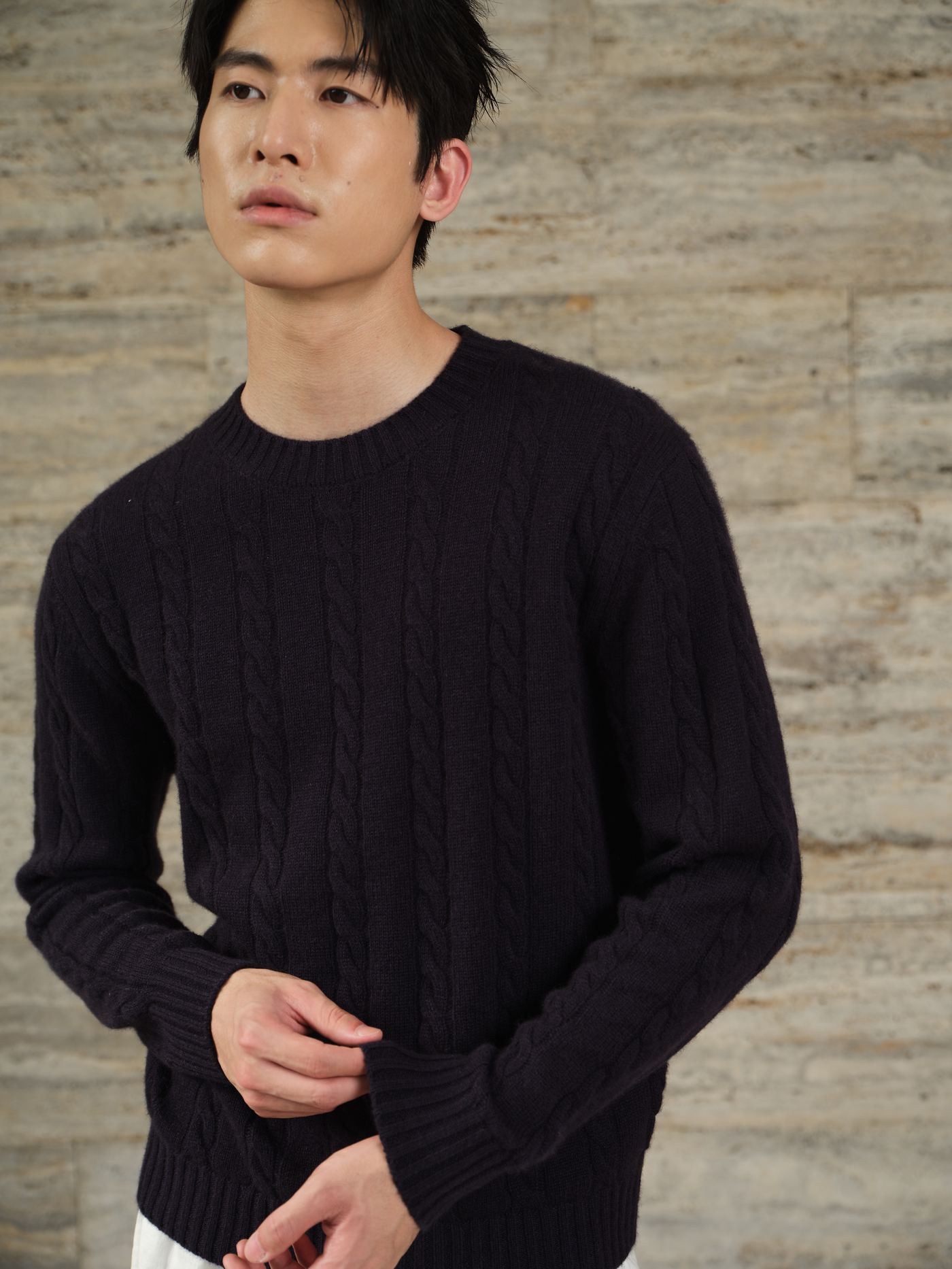 CABLE CREW IN WOOL